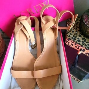 J. Crew ankle wrap sandals
